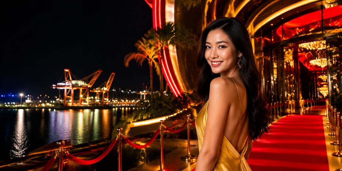 Không khí lễ hội cá cược casino tại Vũng Tàu bên bờ biển